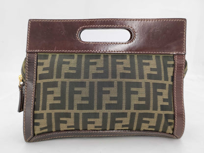 FENDI Zucca Brown Handbag