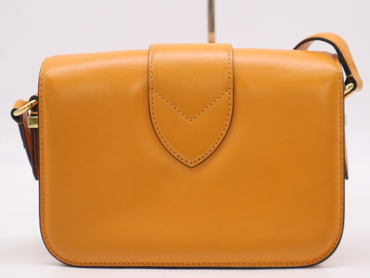 LOUIS VUITTON M55946 Calf Leather Pont Neuf Shoulder Bag Orange Shoulder Bag
