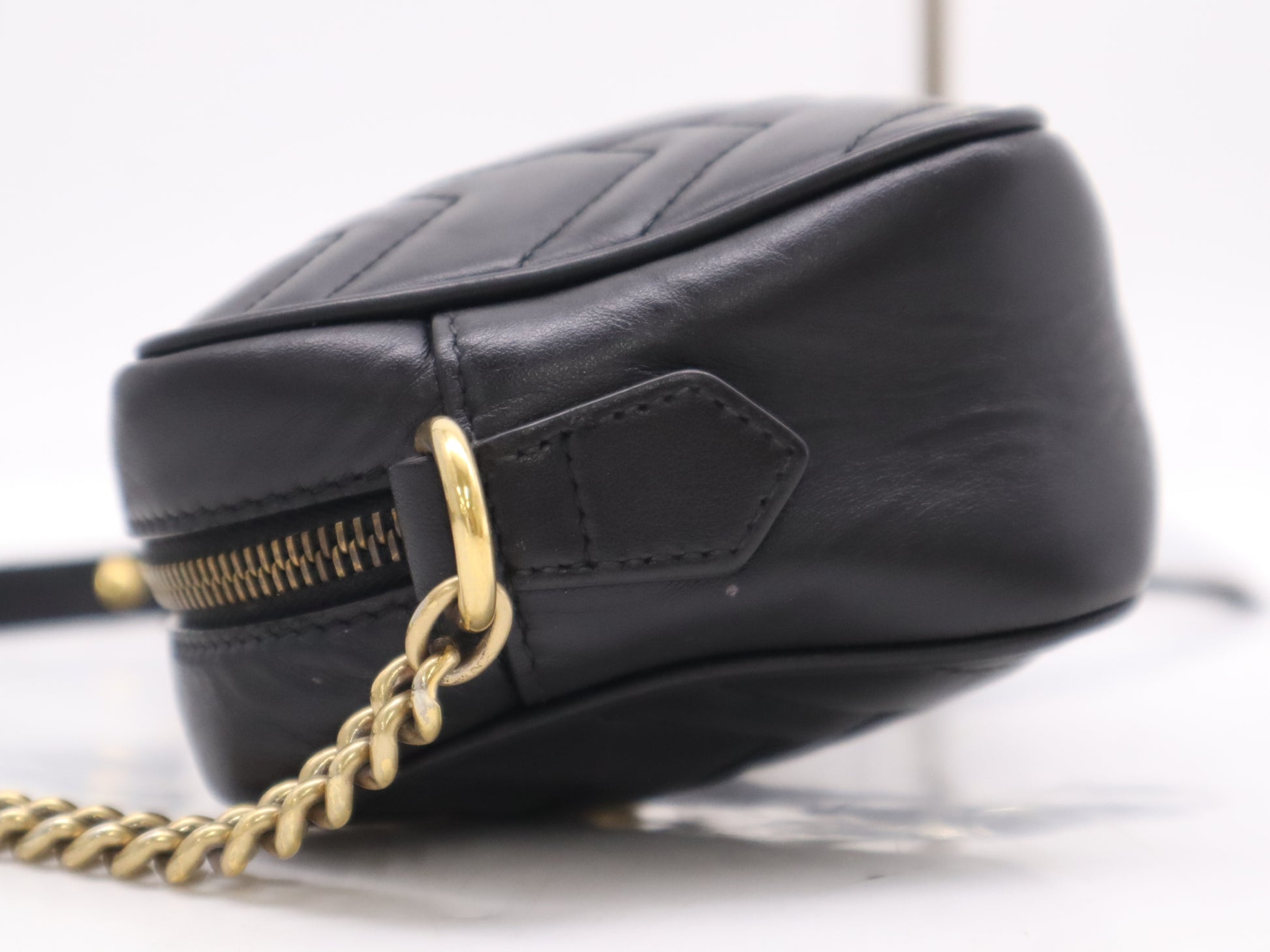 GUCCI 448065GG Marmot Mini Camera Bag Shoulder Bag