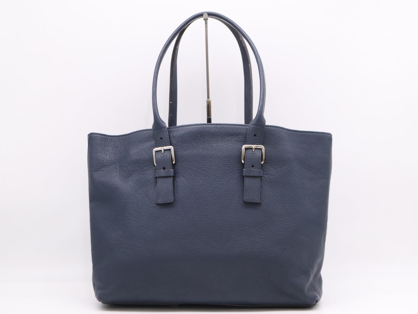 LOUIS VUITTON Taurillon Leather Cabas Voyage Navy Tote Bag UB0196