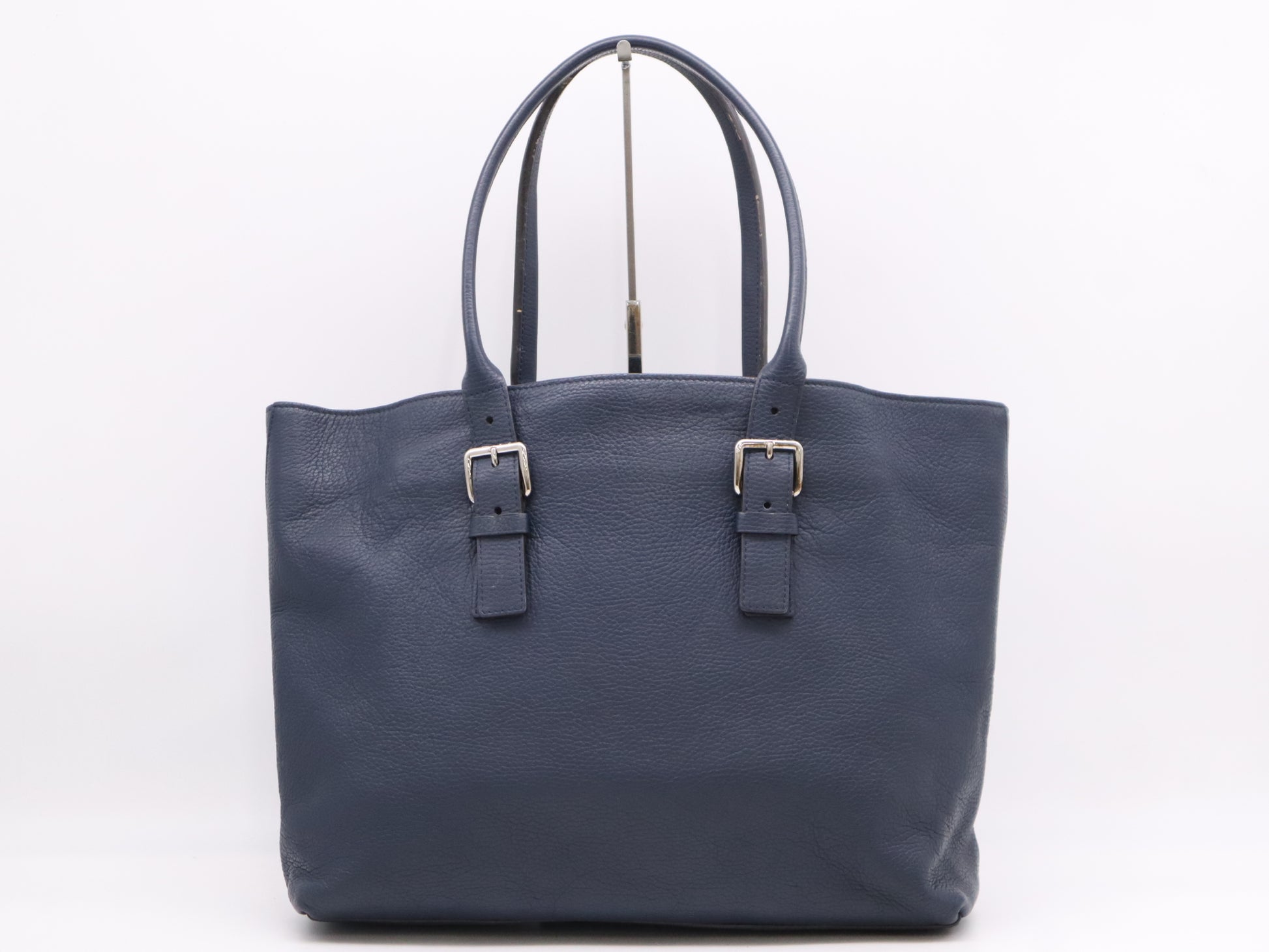 LOUIS VUITTON Taurillon Leather Cabas Voyage Navy Tote Bag UB0196