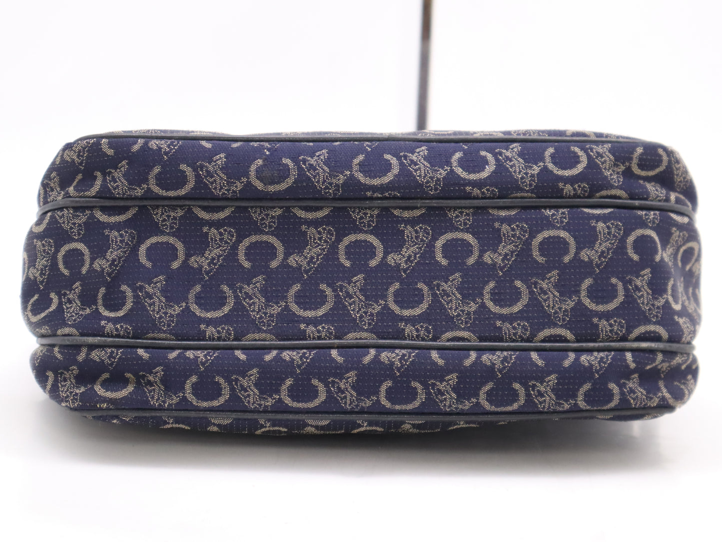 CELINE Canvas C Macadam Shoulder Bag