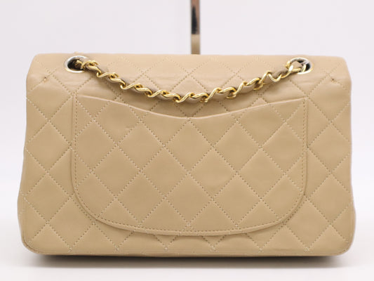 CHANEL Lambskin Matelasse Coco Mark Double Flap Chain Shoulder Bag with Seal 1460049 Shoulder Bag
