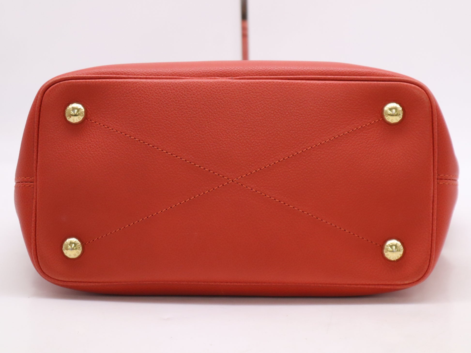 LOUIS VUITTON Monogram Empreinte M40556 Empreinte Batignolles Vertical Orianne Tote Bag with Pouch