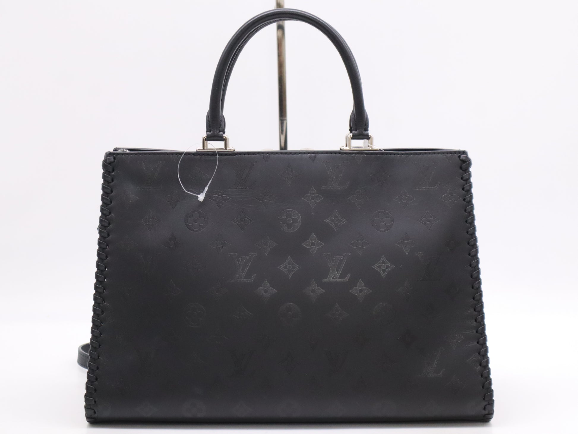 LOUIS VUITTON Monogram M54147 Monogram Very Zip Tote Noir with Padlock, Two Keys, Cloche, Shoulder Strap, Dust Bag, RFID Ready