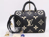 LOUIS VUITTON Monogram Empreinte M58947 Empreinte Speedy 25 Bandouliere, Two-Tone, RFID Verified, Includes Padlock, Two Keys, Shoulder Strap, and Dust Bag