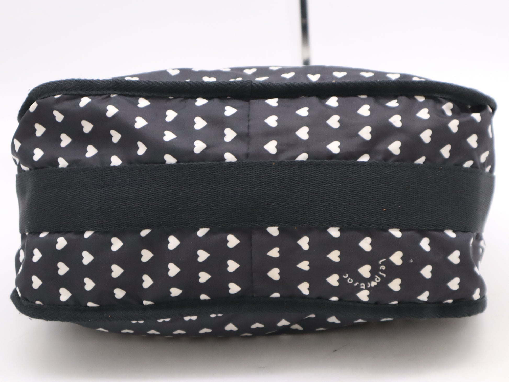 LeSportsac LeSportsac Heart Motif Shoulder Bag Nylon Black Shoulder Bag