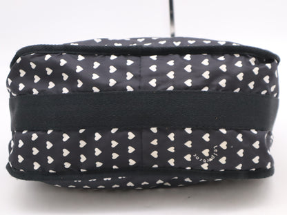 LeSportsac LeSportsac Heart Motif Shoulder Bag Nylon Black Shoulder Bag