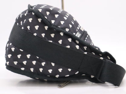 LeSportsac LeSportsac Heart Motif Shoulder Bag Nylon Black Shoulder Bag