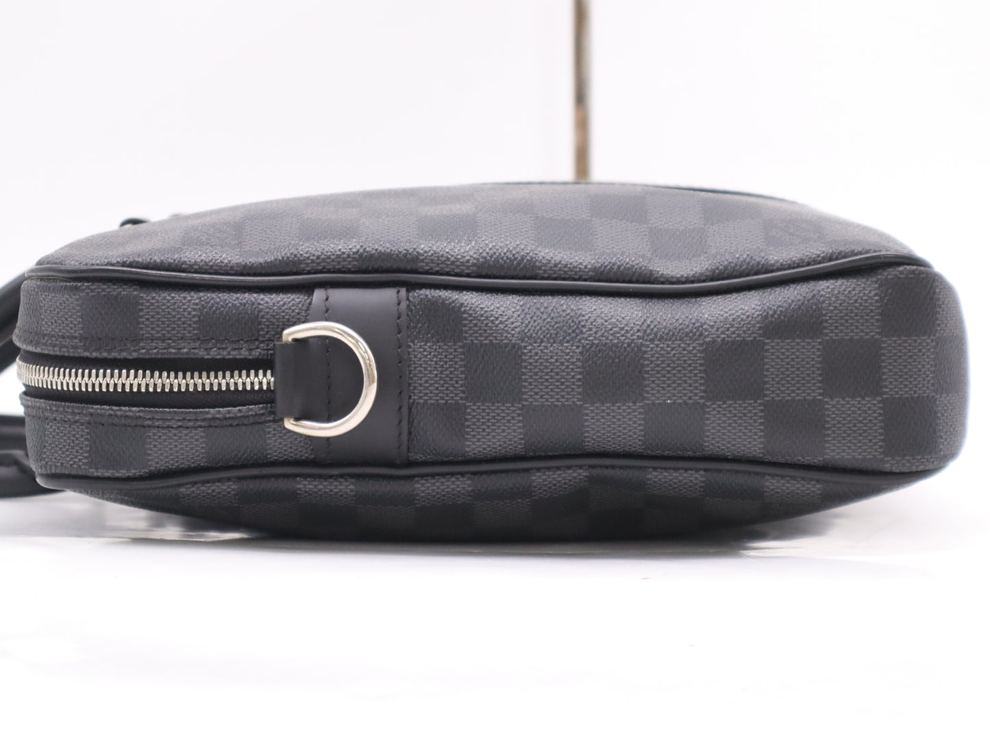 LOUIS VUITTON Damier Graphite N41478 Graphite Porte-Document Voyage PDV PM Business Bag