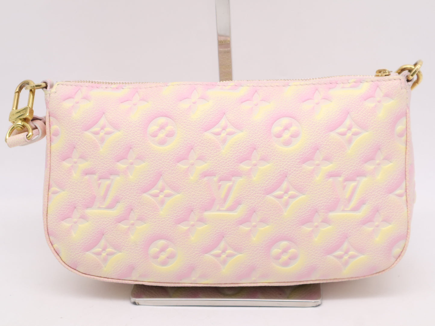 LOUIS VUITTON M46093 Multi Pochette Accessoires Shoulder Bag with Shoulder Strap, Box, and Dust Bag RFID Verified No Serial Tag