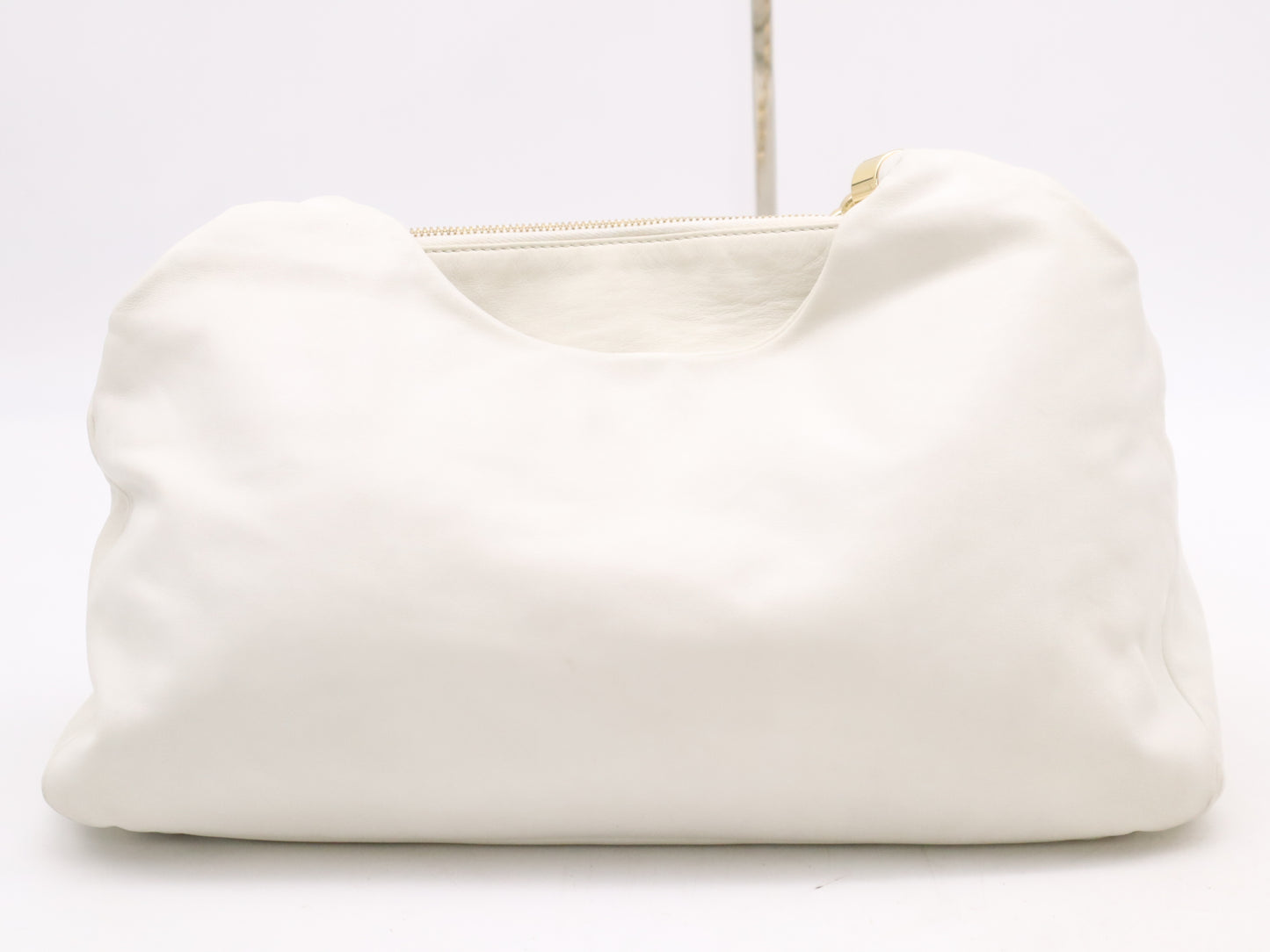 CHANEL Lambskin Shoulder Bag with Large Coco Mark, White Gold Hardware, Seal, Dust Bag and Box, 12138093