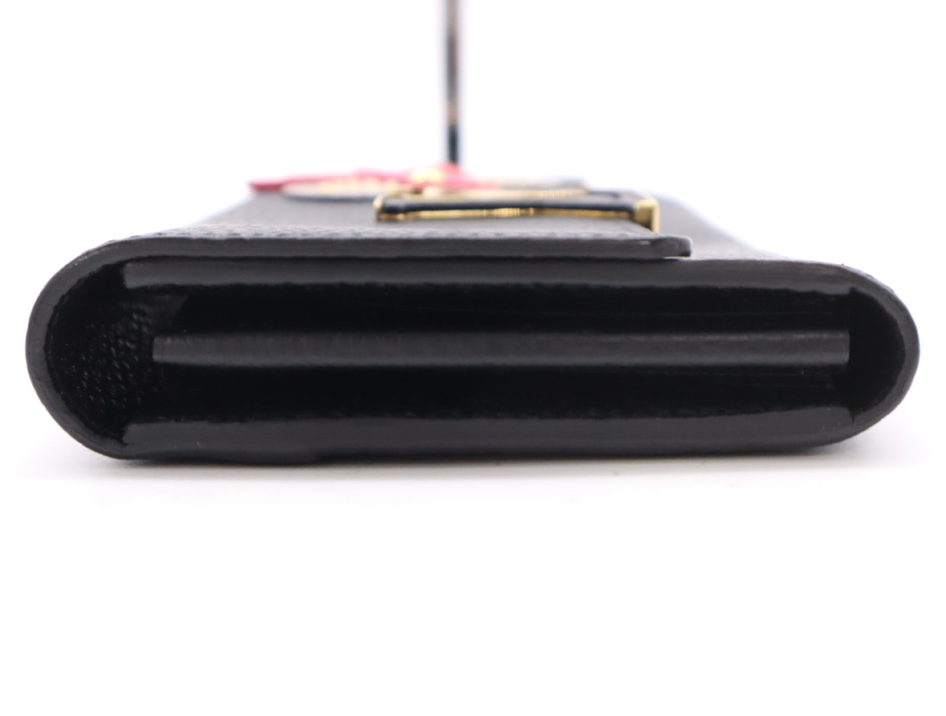 LOUIS VUITTON M64556 Taurillon Portefeuille Capucines Noir RFID Wallet