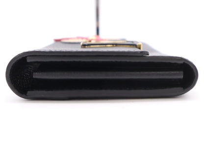 LOUIS VUITTON M64556 Taurillon Portefeuille Capucines Noir RFID Wallet