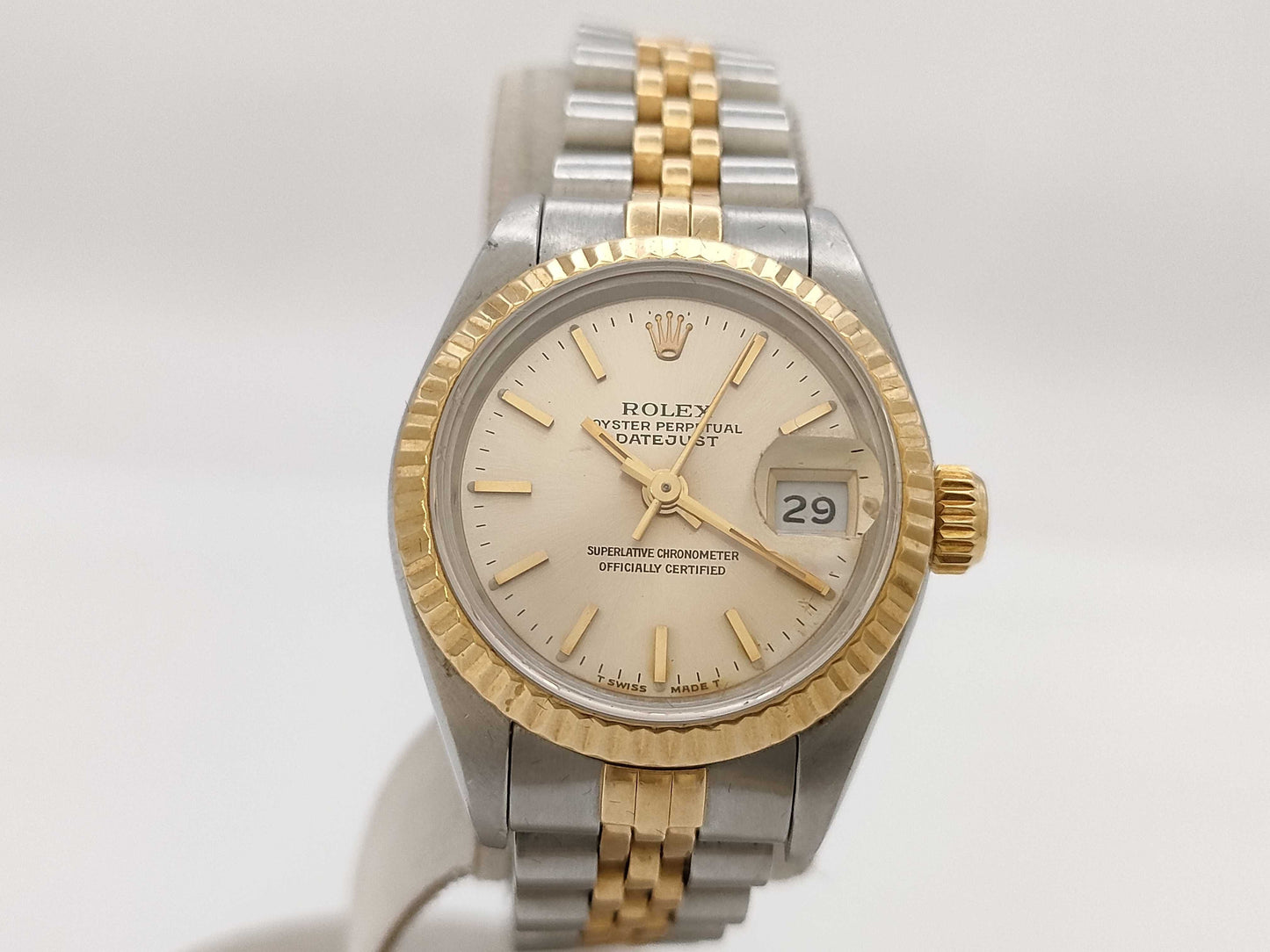 ROLEX 69173 X212982 Silver Dial Jubilee Bracelet Women's Watch