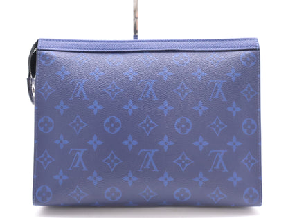 LOUIS VUITTON M30423 Taiga Rama Voyage MM Pochette in Cobalt, RFID Verified, Second Bag