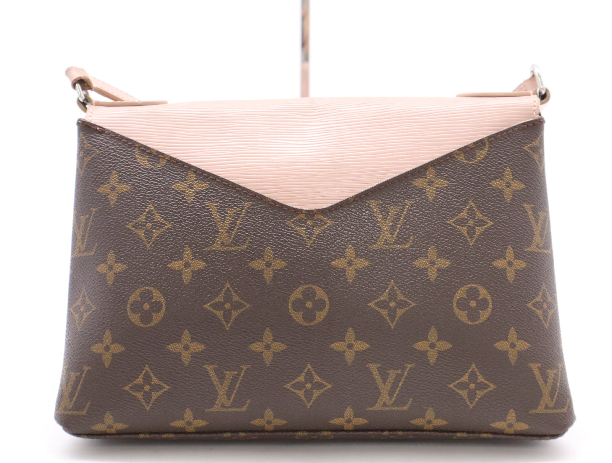 LOUIS VUITTON M44033 Monogram Epi Saint Michel Pink Rose Ballerine Shoulder Bag