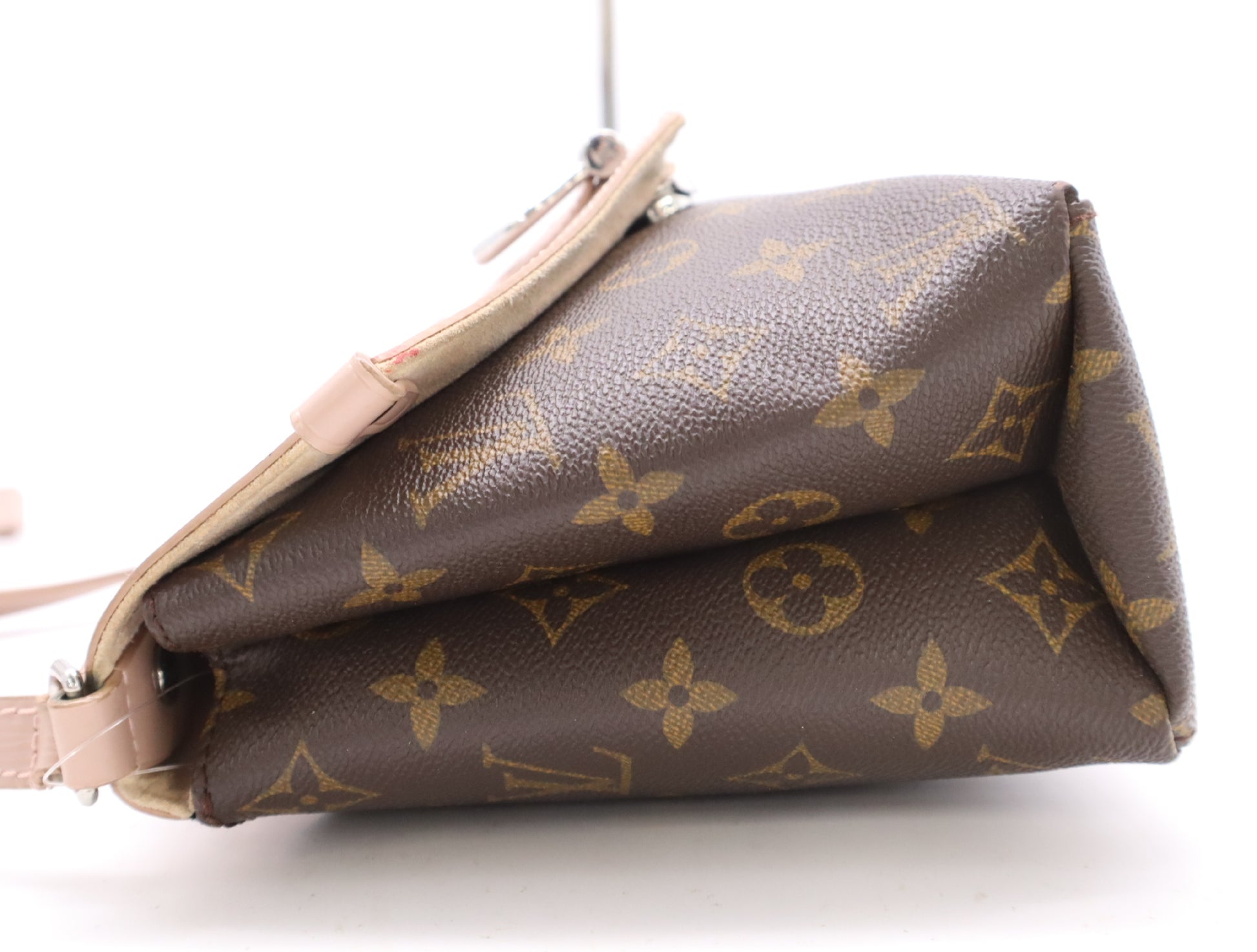 LOUIS VUITTON M44033 Monogram Epi Saint Michel Pink Rose Ballerine Shoulder Bag