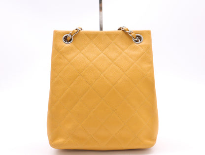 CHANEL Matelasse Caviar Leather Shoulder Bag with Seal and Card 5944773 Shoulder Bag