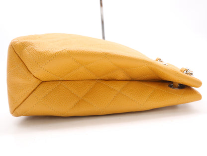 CHANEL Matelasse Caviar Leather Shoulder Bag with Seal and Card 5944773 Shoulder Bag