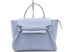 CELINE Leather Belt Bag Nano 2-Way Bag Blue Gray Handbag