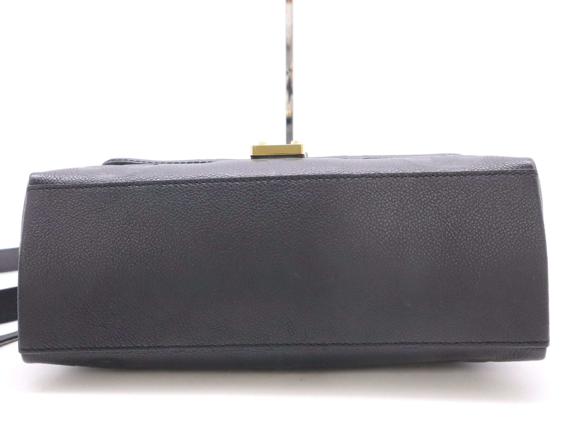 LOUIS VUITTON Monogram Empreinte M46041 Monogram Empreinte Madeleine MM Noir Shoulder Bag RFID Verified No Serial Tag