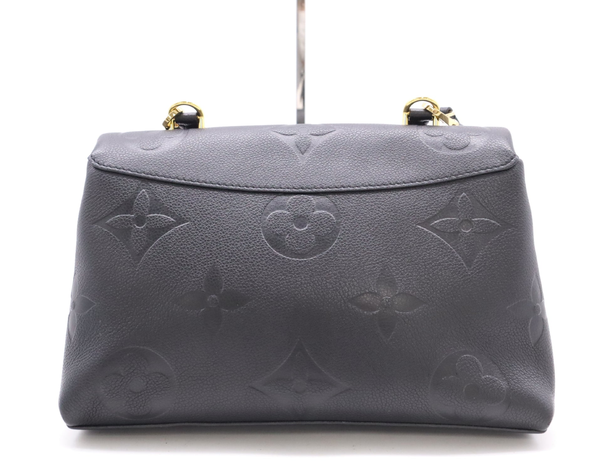 LOUIS VUITTON Monogram Empreinte M46041 Monogram Empreinte Madeleine MM Noir Shoulder Bag RFID Verified No Serial Tag