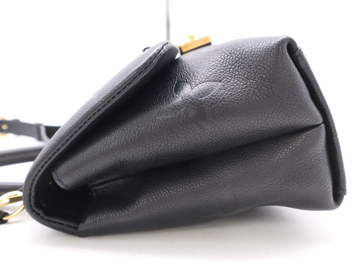 LOUIS VUITTON Monogram Empreinte M46041 Monogram Empreinte Madeleine MM Noir Shoulder Bag RFID Verified No Serial Tag