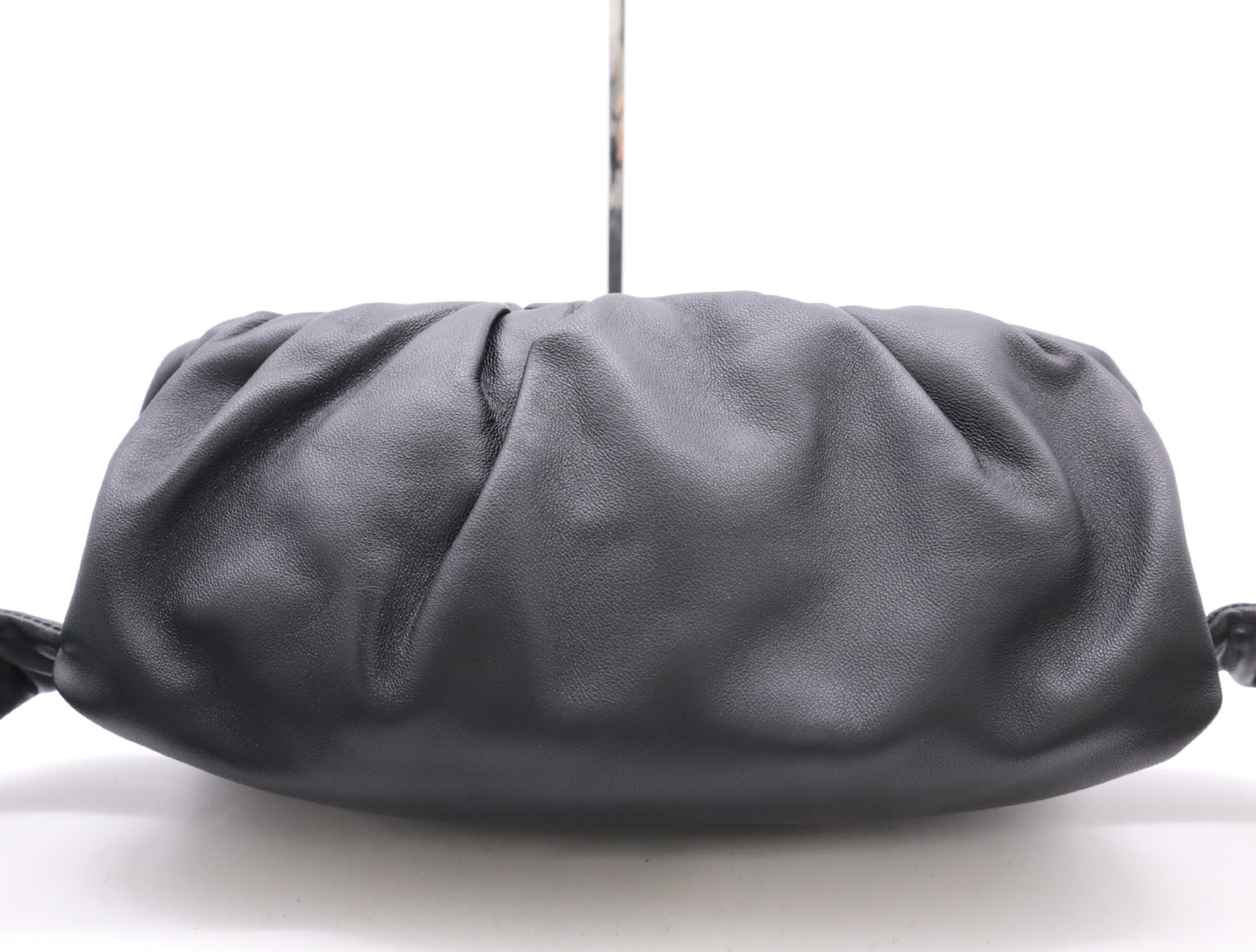 BOTTEGA VENETA Leather The Body Pouch Black Shoulder Bag with Dust Bag