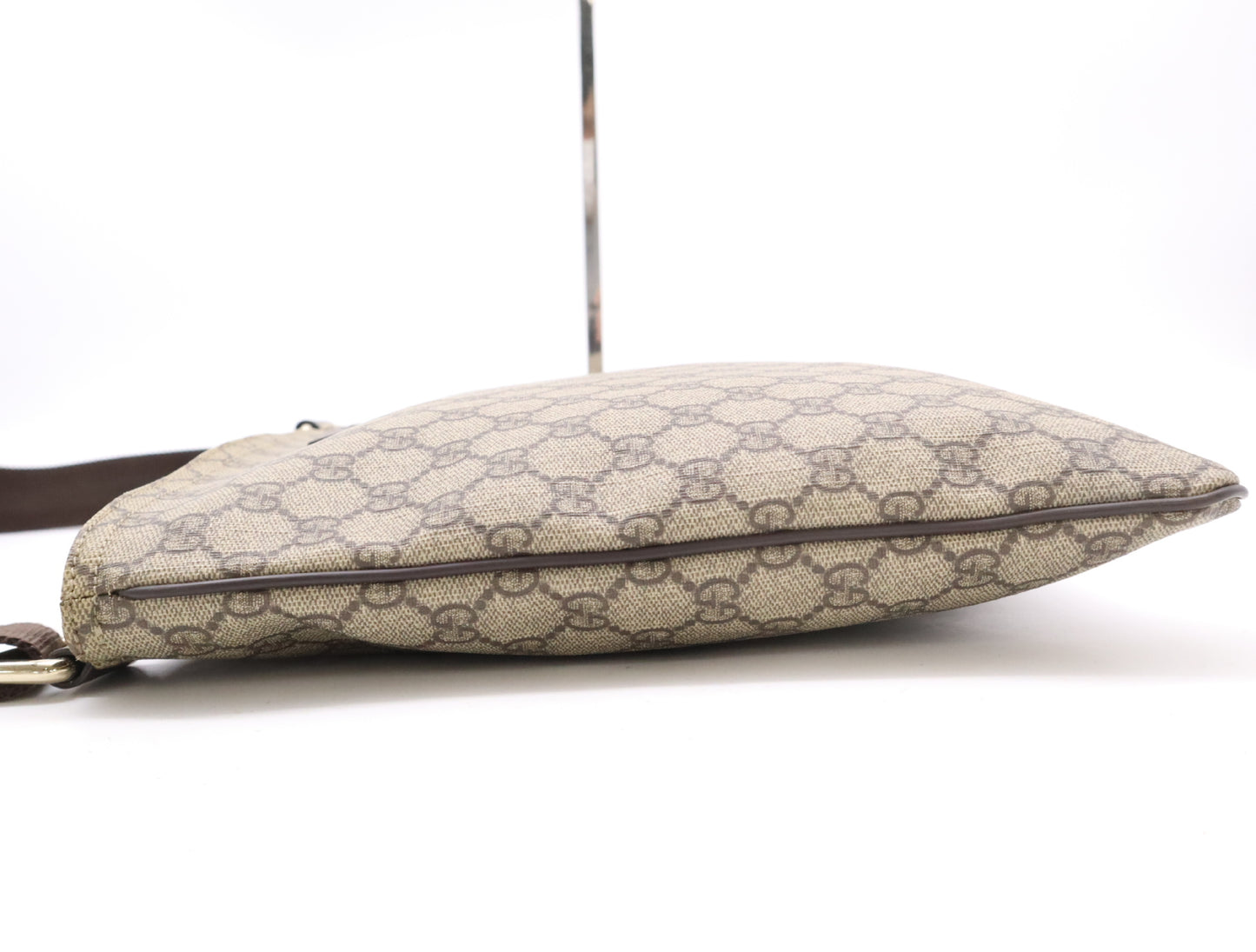 GUCCI GG Supreme 201446 GG Supreme Shoulder Bag Beige Brown Shoulder Bag