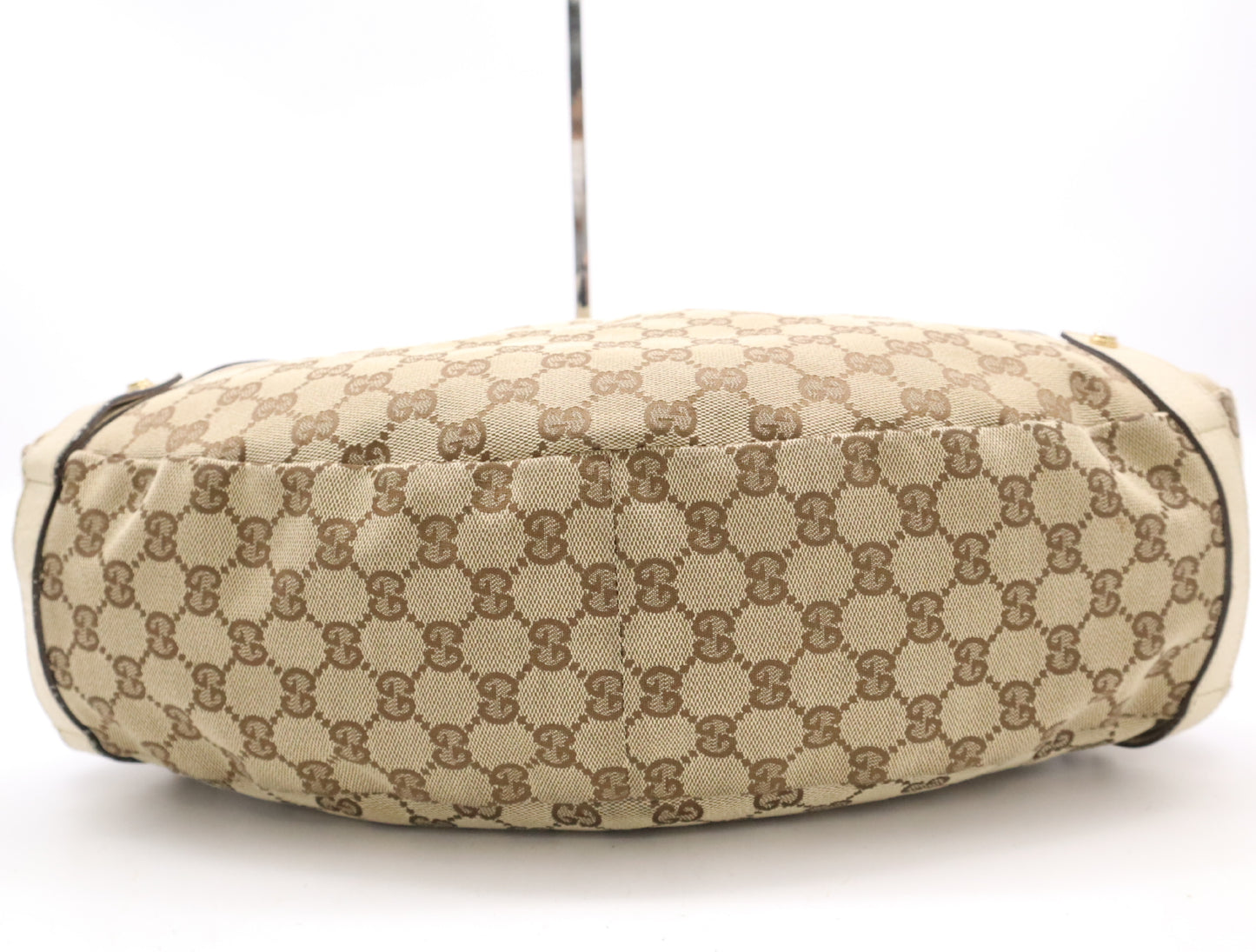 GUCCI GG Canvas 130736 GG Canvas Tote Bag Abbey Brown Beige Tote Bag