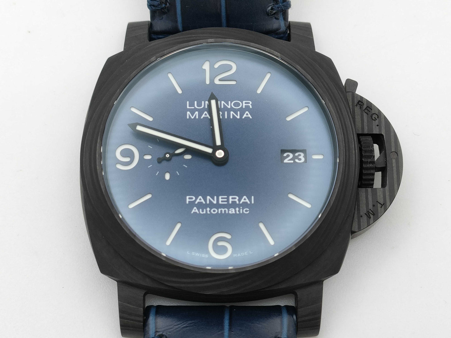 PANERAI Luminor Marina Carbotech PAM01664 OP7456PN0040010 Automatic Blue Dial Men's Watch