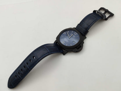 PANERAI Luminor Marina Carbotech PAM01664 OP7456PN0040010 Automatic Blue Dial Men's Watch