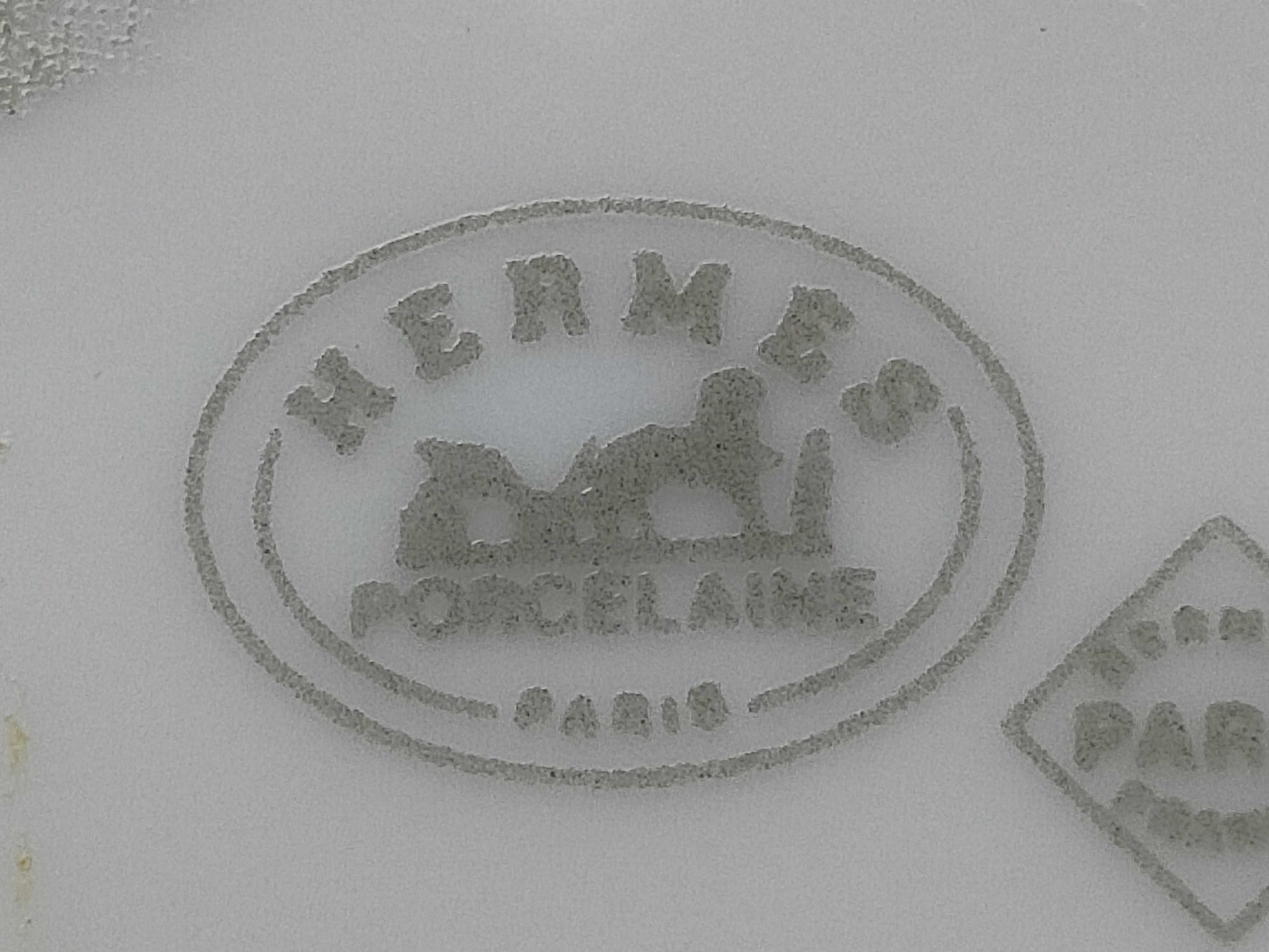 HERMES Square Plate Accessory Tray Animal Motif Small Plate Set of 4 Plates