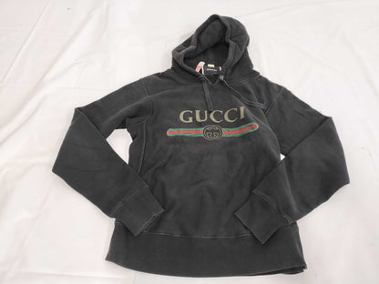 GUCCI GUCCI Hoodie Cotton Jersey Print Hooded Sweatshirt 788771 XJG59 Men's Small Tops