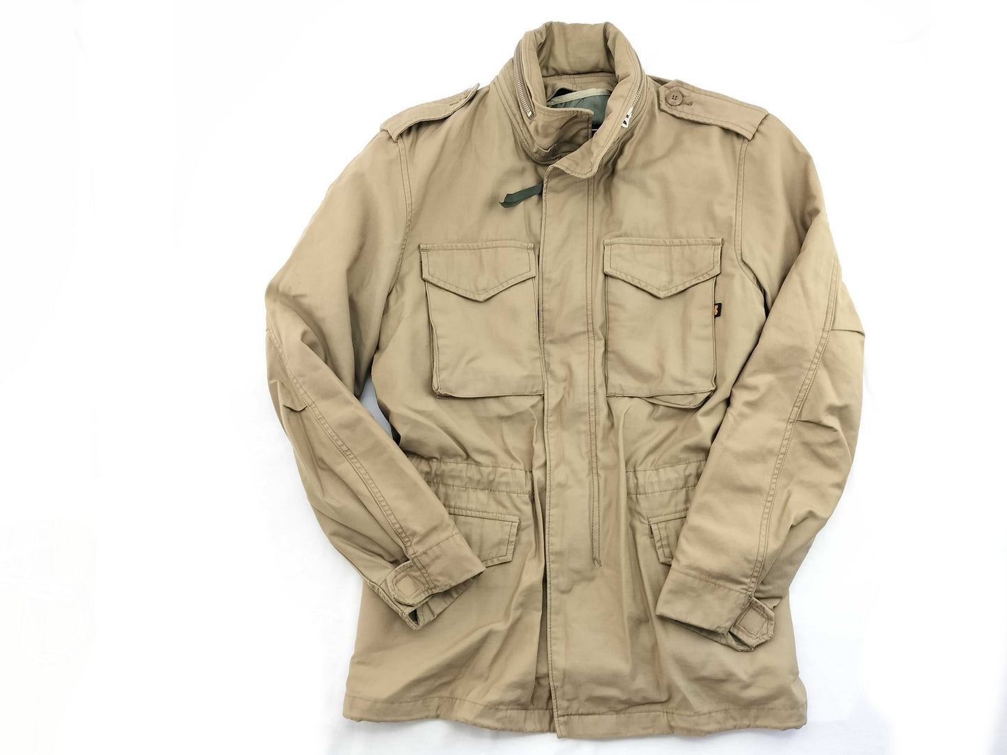 AVIREX M-65 Field Jacket, Large, with Liner and Hood, Size L, Coat