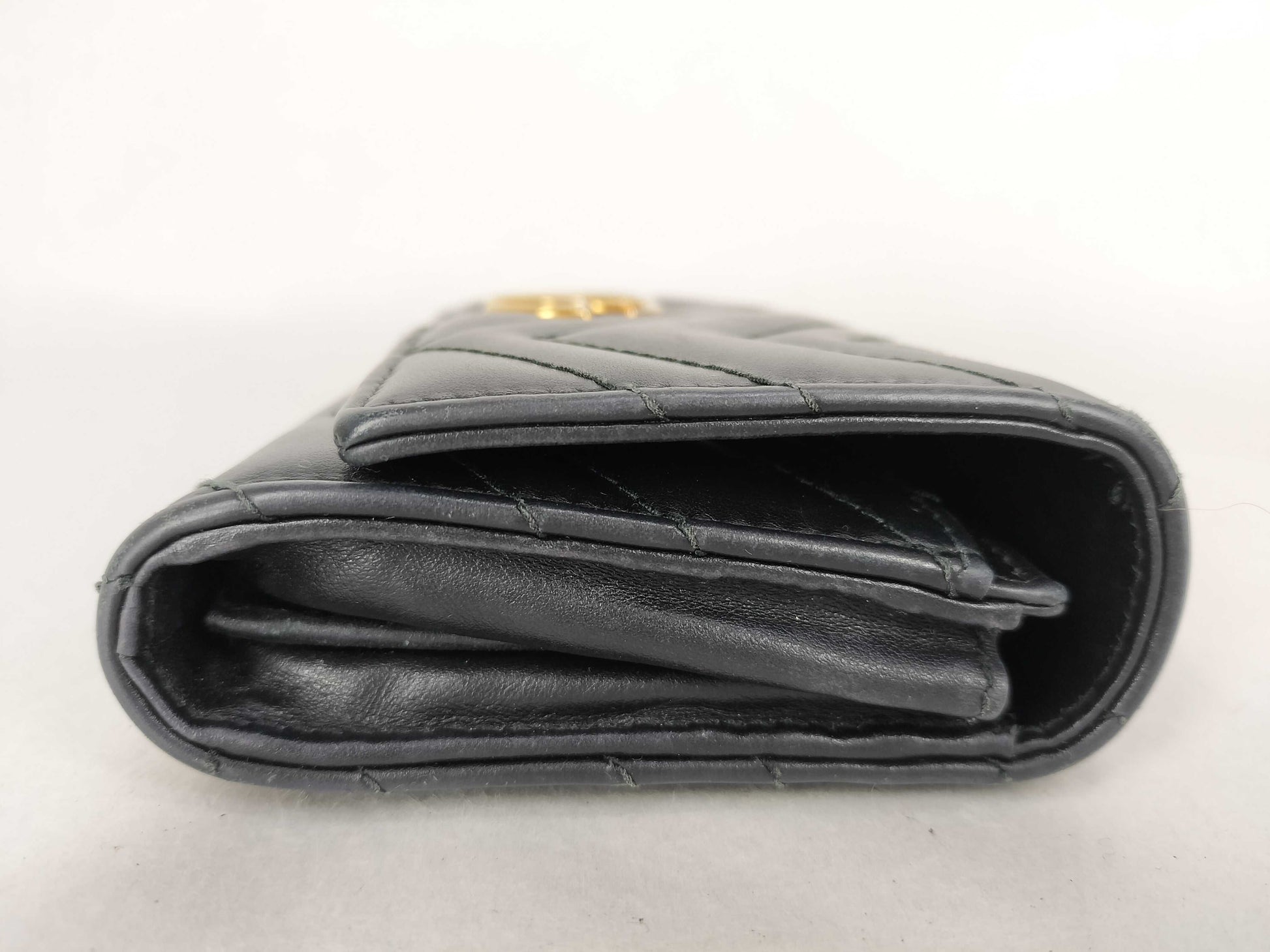GUCCI GUCCI GG Marmont Long Wallet Black Wallet