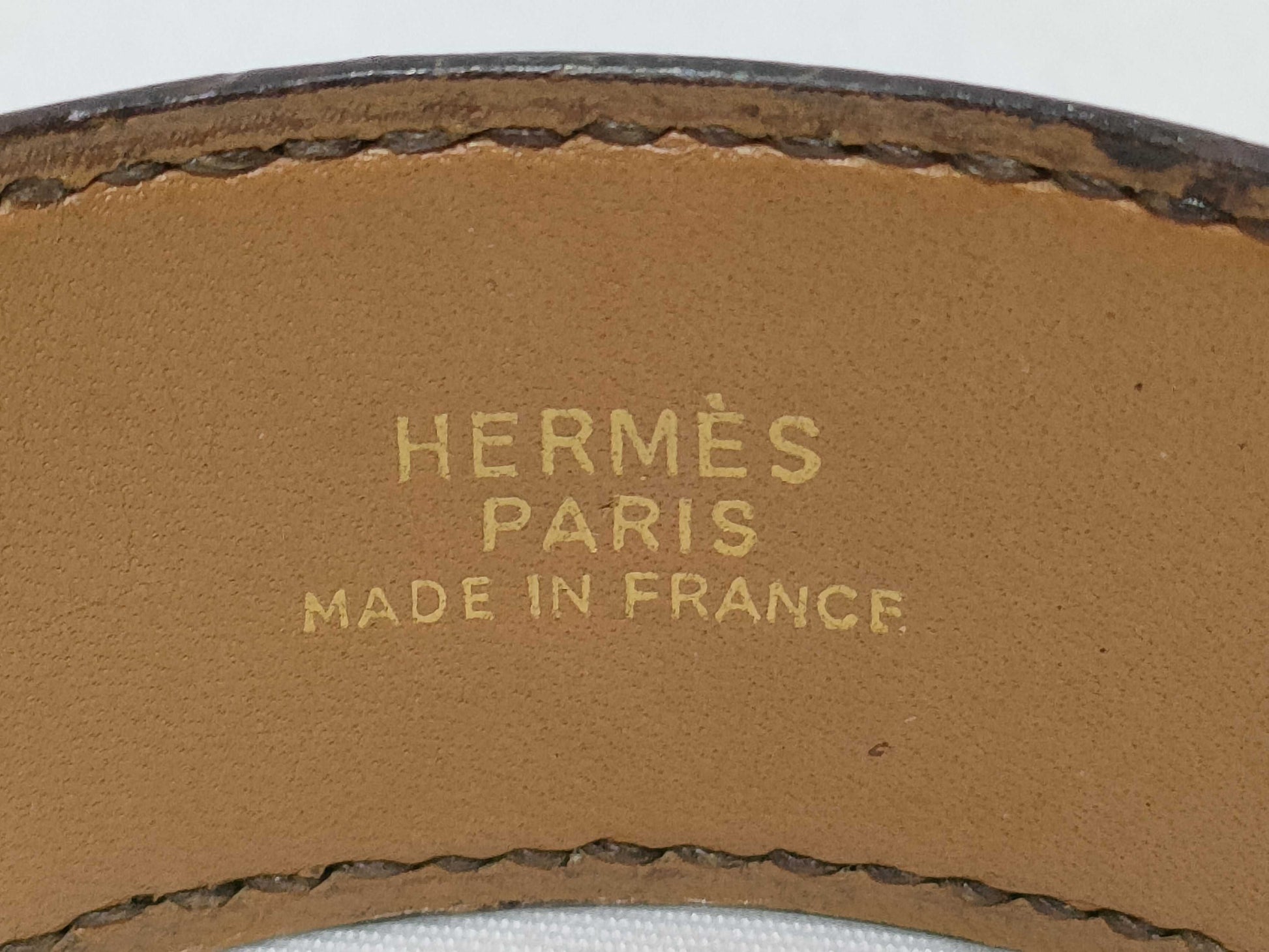 HERMES Hermès Crocodile Bangle Horsebit Bracelet/Bangle