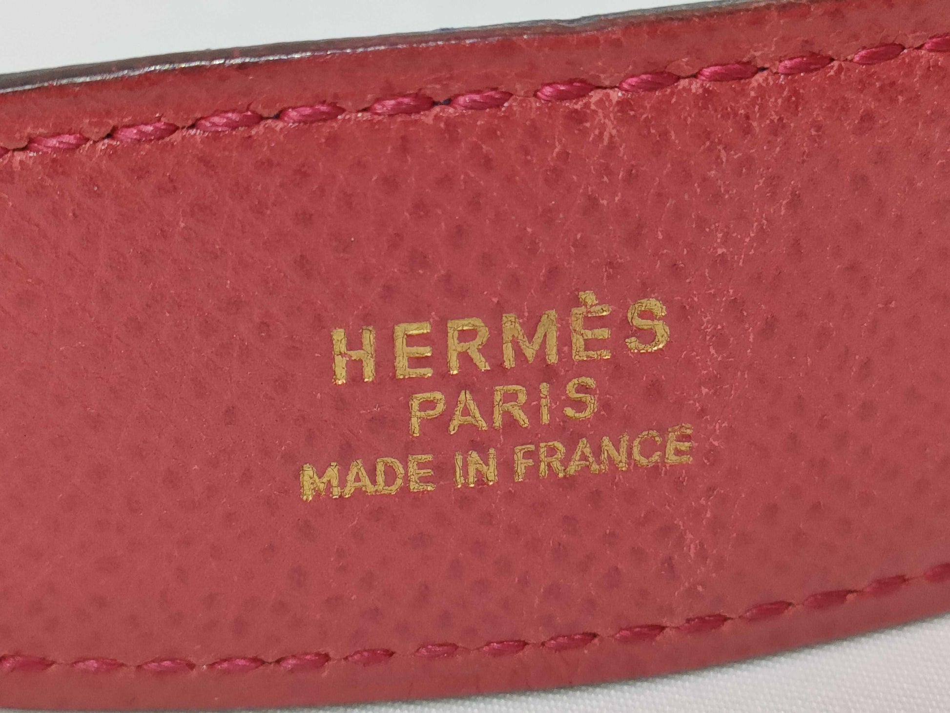 HERMES Constance Gold Belt
