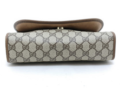 GUCCI GG Supreme GUCCI Clutch Bag