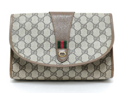 GUCCI GG Supreme GUCCI Clutch Bag