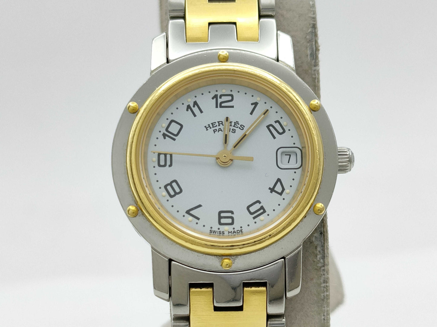 HERMES Clipper CL4.220 1332875 Women's Watch