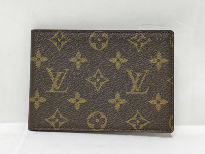 LOUIS VUITTON Monogram Louis Vuitton Card Case, Pass Case, Business Card Case