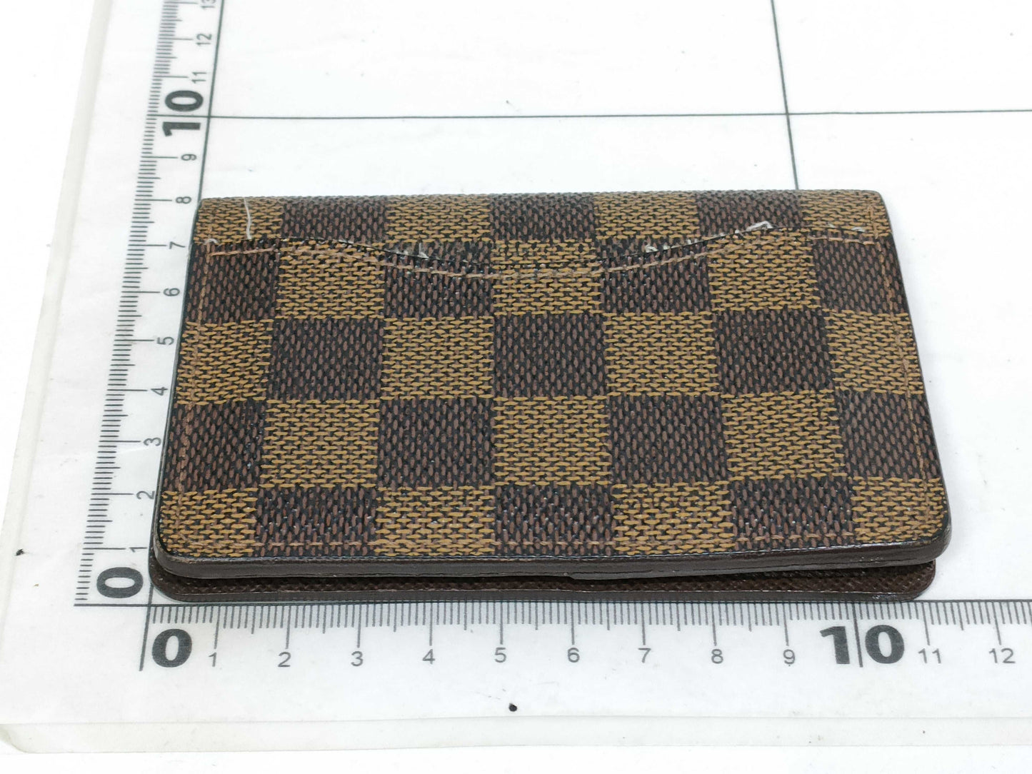 LOUIS VUITTON Damier LV Card Case, Pass Case, Business Card Case
