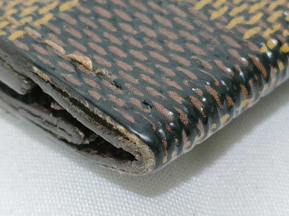 LOUIS VUITTON Damier LV Card Case, Pass Case, Business Card Case