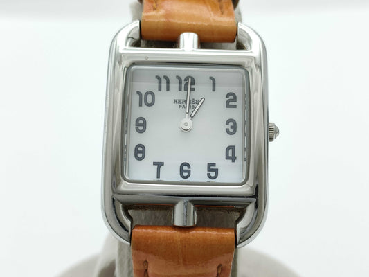 HERMES CC1.210 2420544 Shell Women's Watch