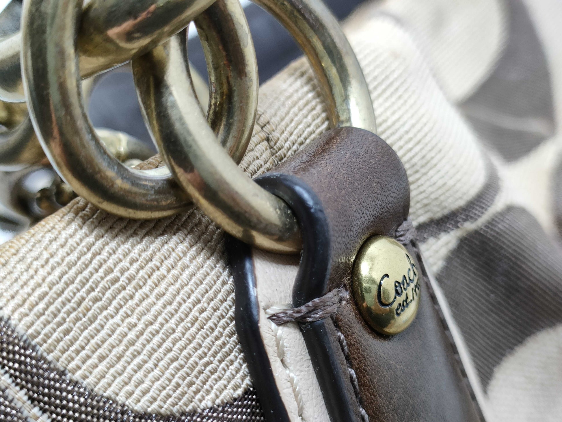 COACH Signature Coach Tote Bag