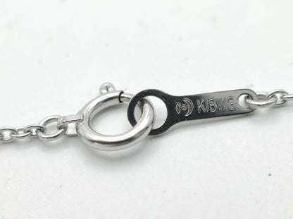 TASAKI Pearl Necklace, 7.2mm Diameter, 18K White Gold, 3.0g 