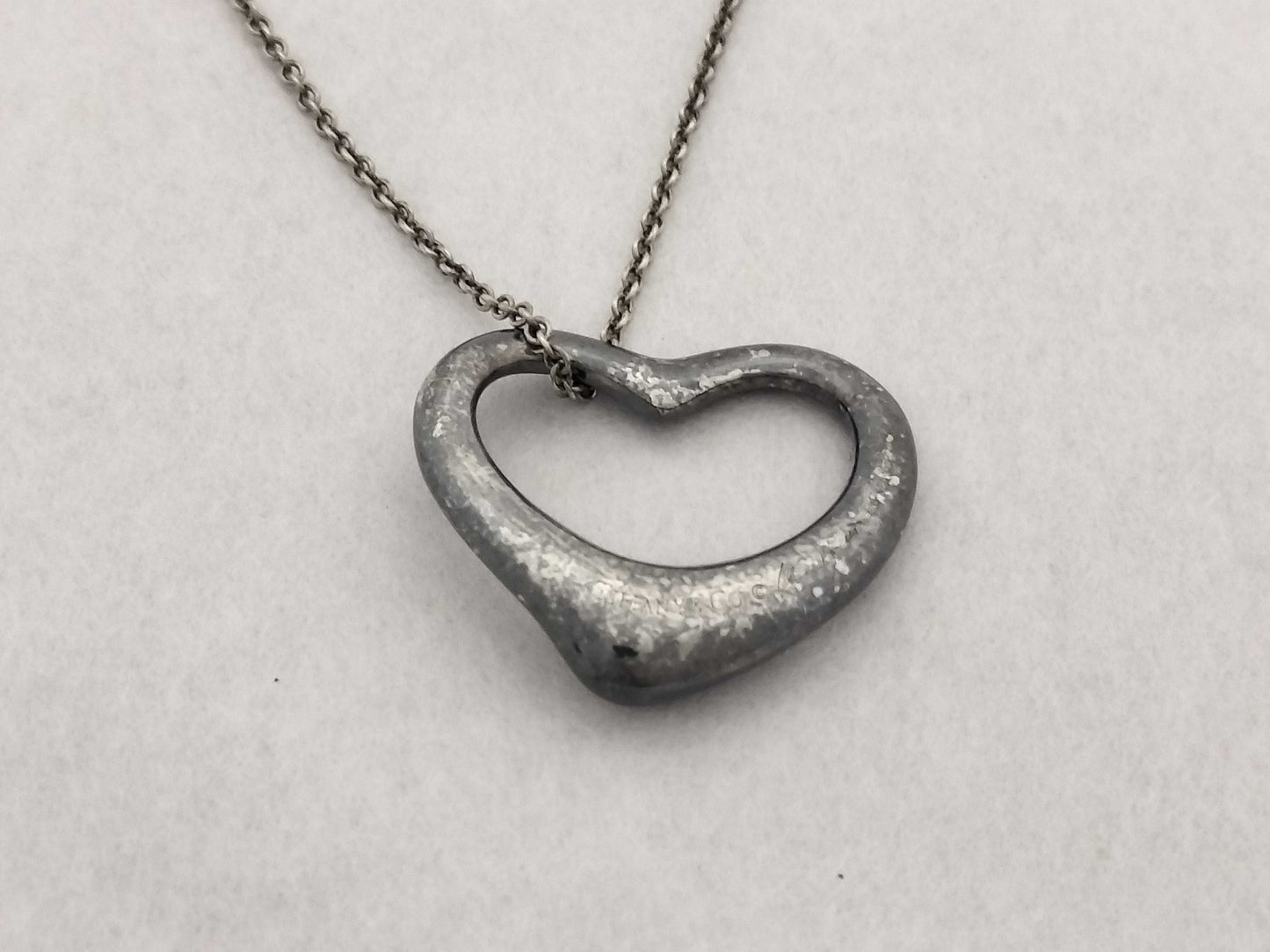 Tiffany & Co. Open Heart Tiffany Necklace
