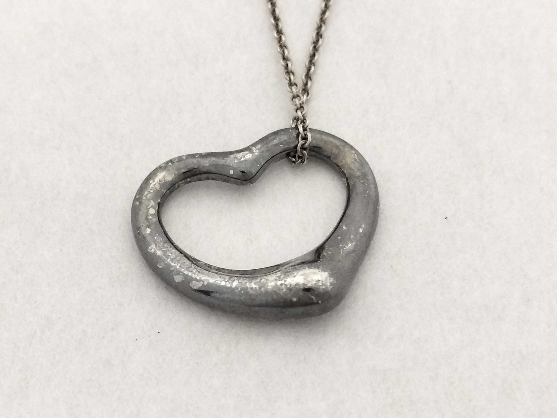 Tiffany & Co. Open Heart Tiffany Necklace